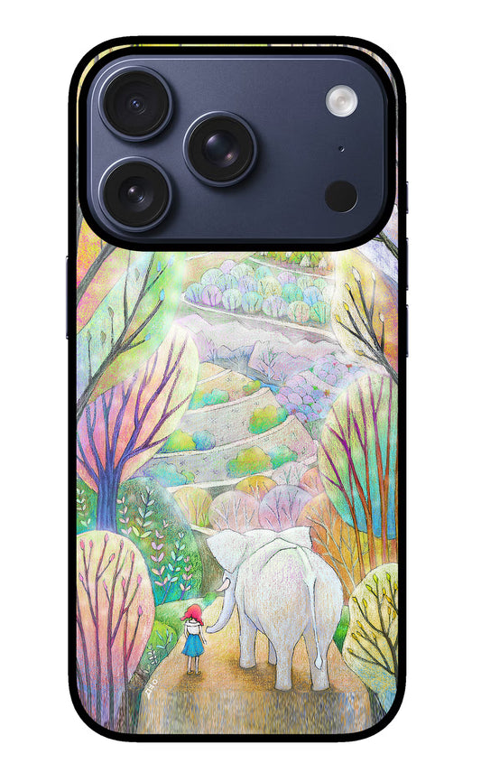 Nature Painting iPhone 17 Pro Glass Case