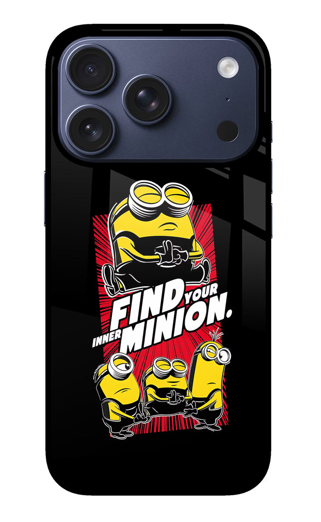Find your inner Minion iPhone 17 Pro Glass Case