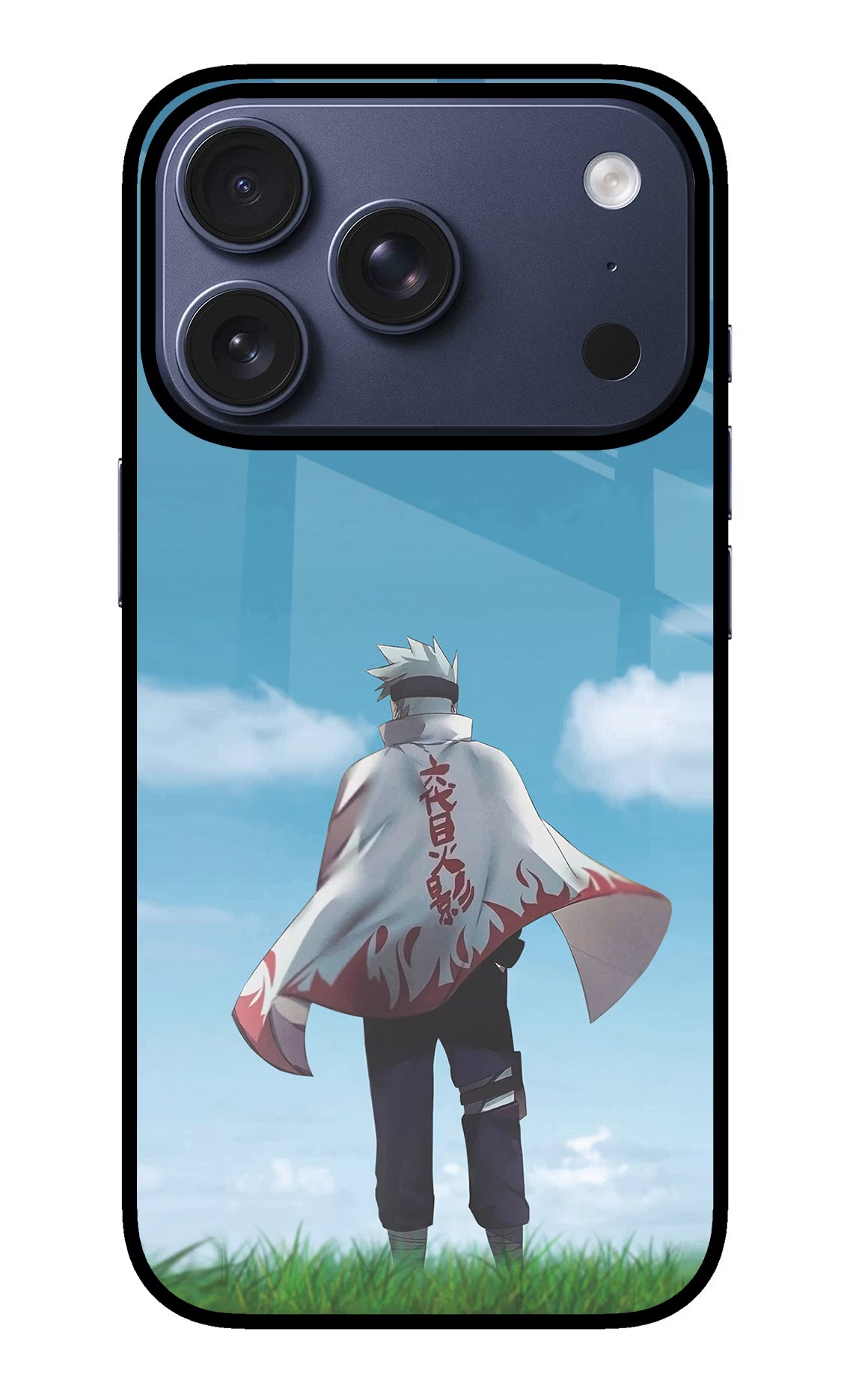 Kakashi iPhone 17 Pro Glass Case Back Cover by Casekaro
