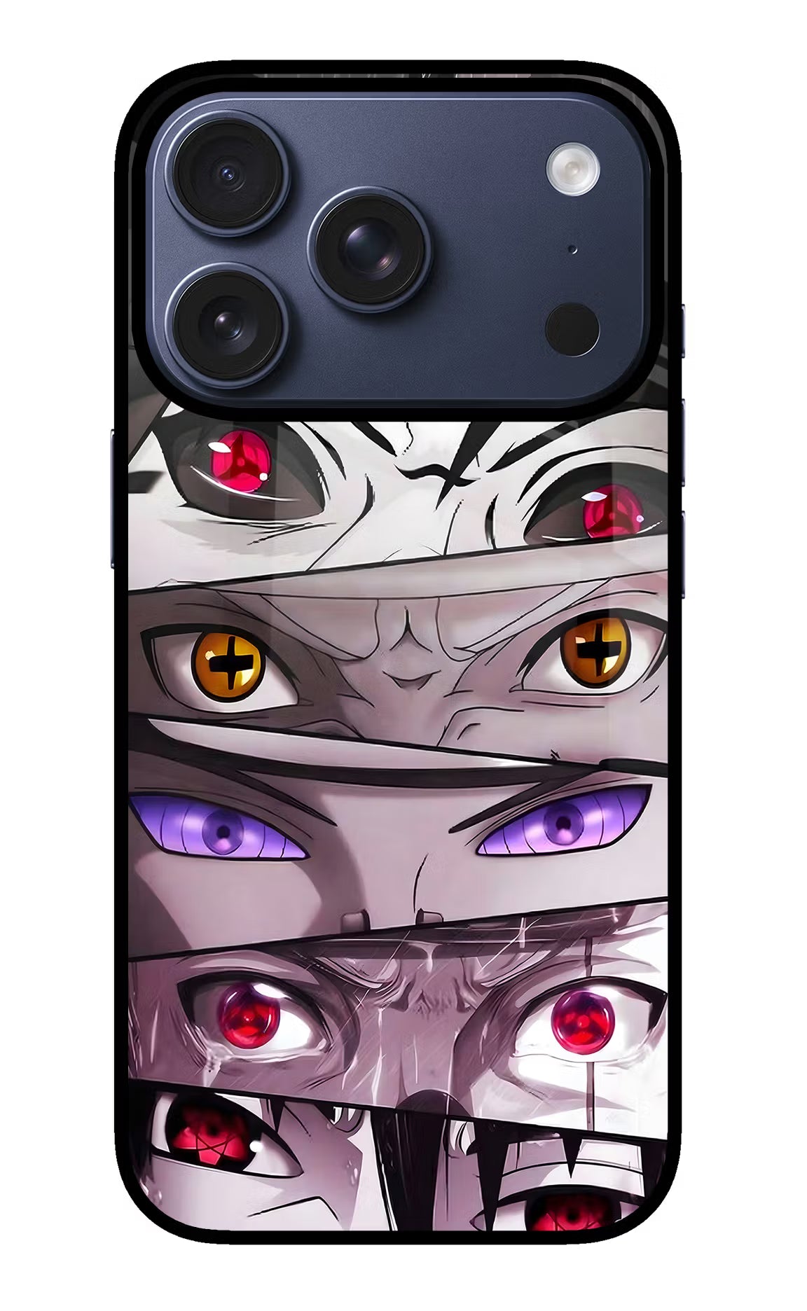 Naruto Anime iPhone 17 Pro Glass Case Back Cover by Casekaro