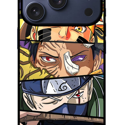 Naruto Character iPhone 17 Pro Glass Case