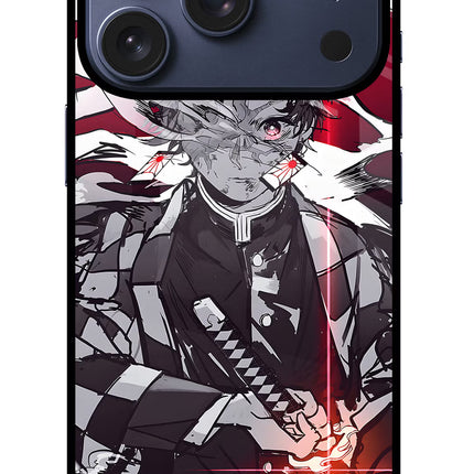 Demon Slayer iPhone 17 Pro Glass Case