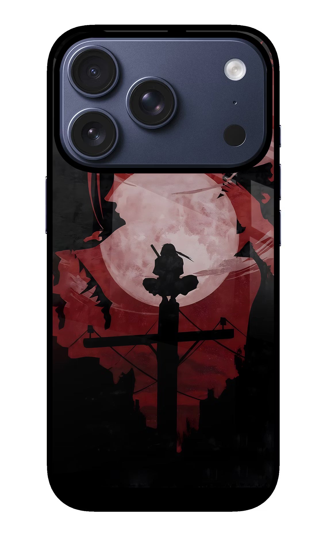 Naruto Anime iPhone 17 Pro Glass Case Back Cover by Casekaro