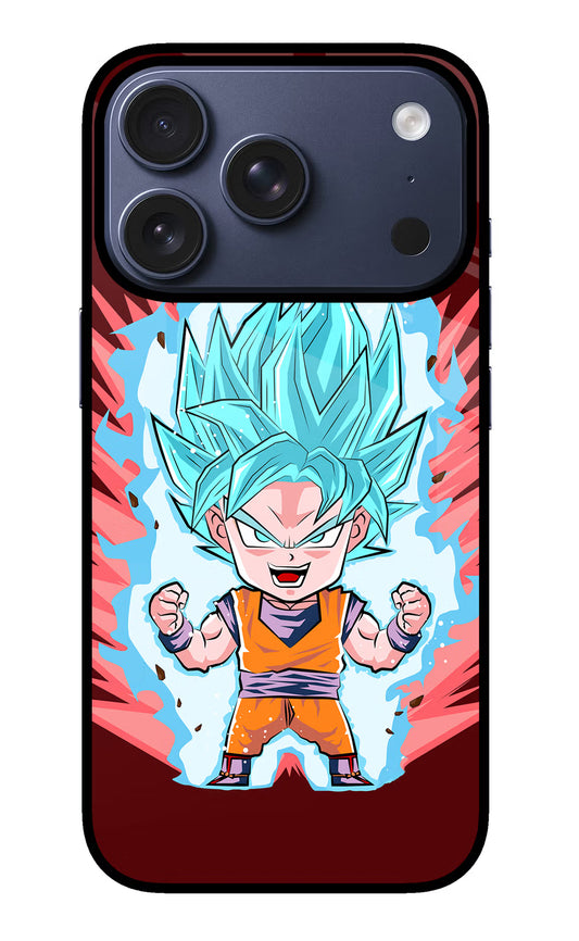 Goku Little iPhone 17 Pro Glass Case