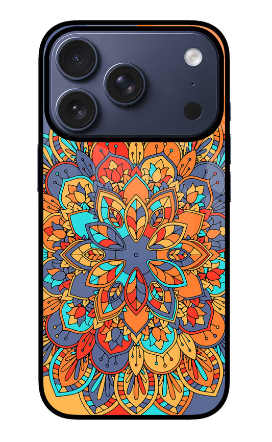 Color Mandala iPhone 17 Pro Glass Case