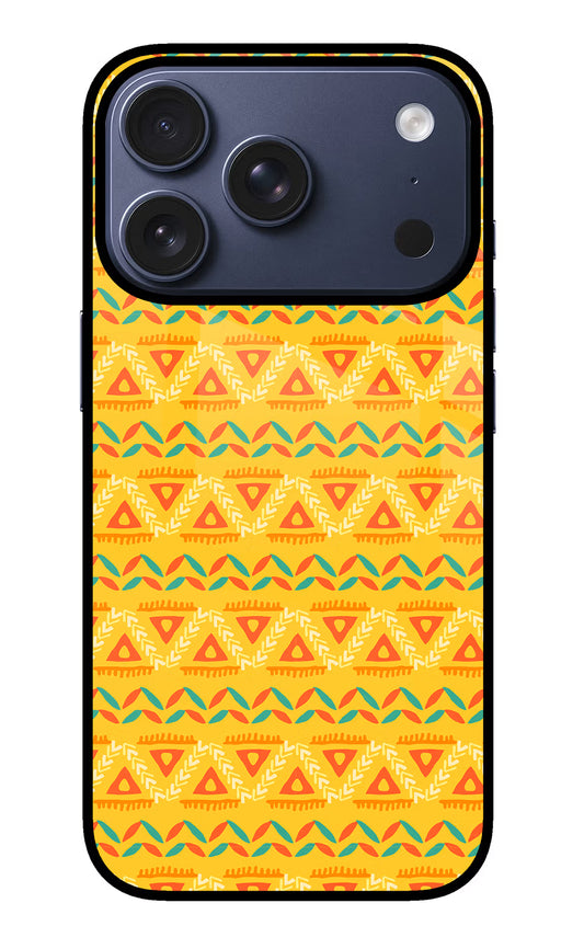 Tribal Pattern iPhone 17 Pro Glass Case