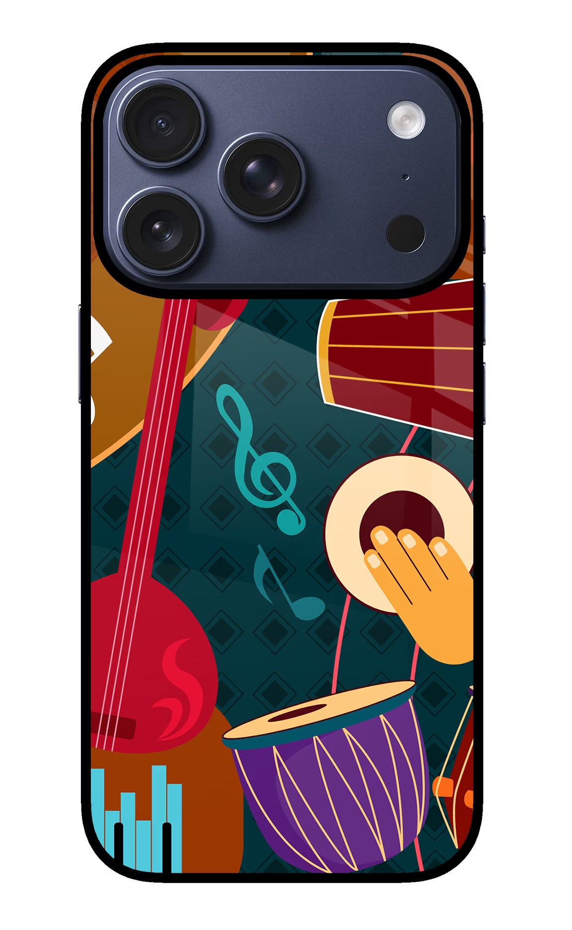 Music Instrument iPhone 17 Pro Glass Case