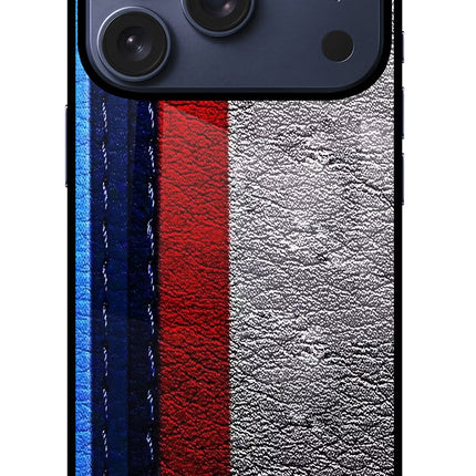 BMW Stripes iPhone 17 Pro Glass Case