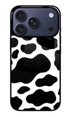 Cow Spots iPhone 17 Pro Glass Case