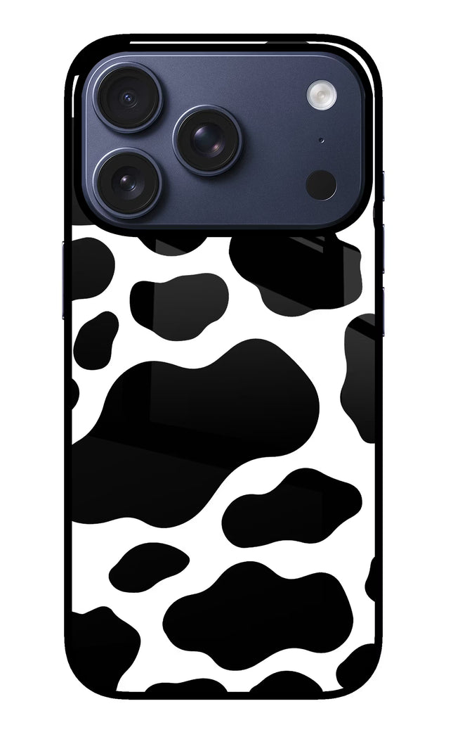 Cow Spots iPhone 17 Pro Glass Case