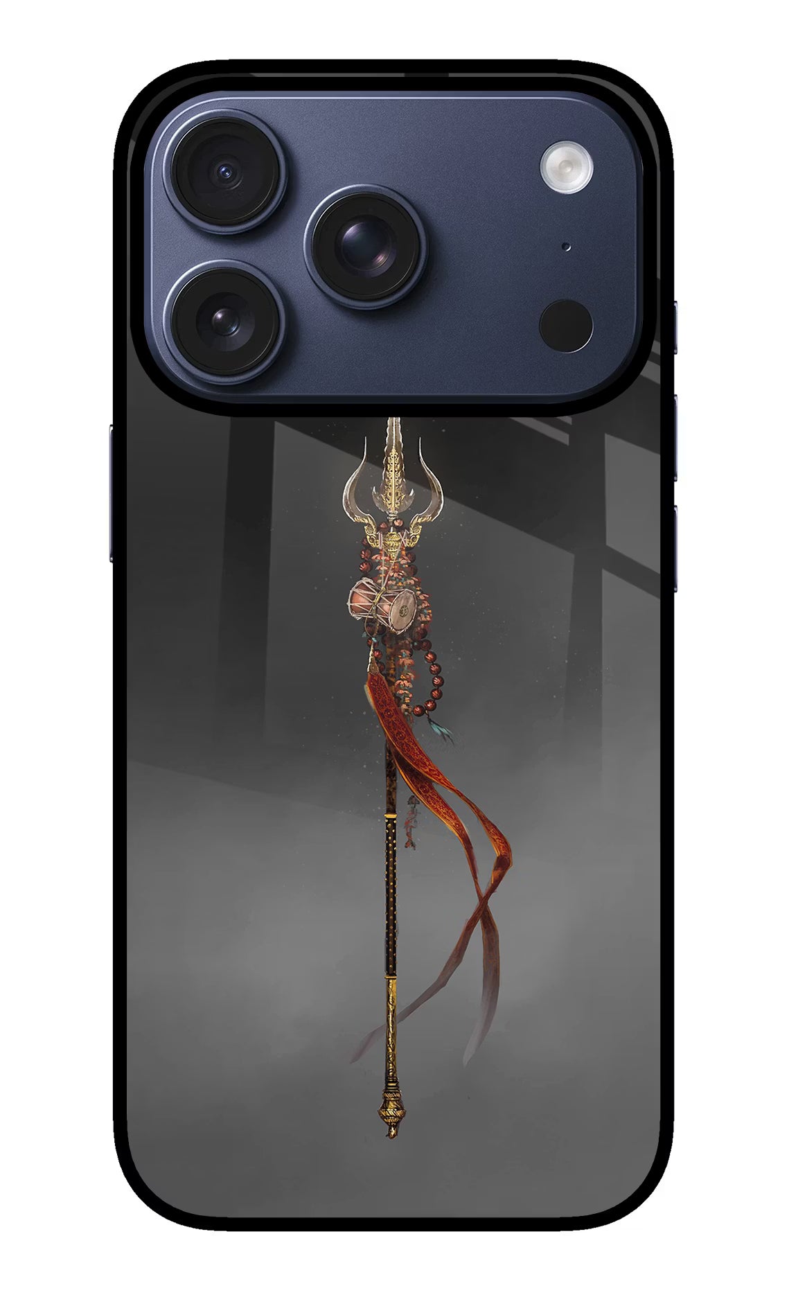 Shiv Trishul iPhone 17 Pro Glass Case Back Cover by Casekaro