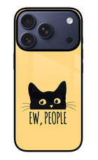 Ew People Catitude iPhone 17 Pro Glass Case