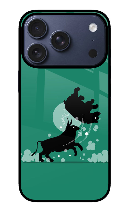 Bull Conqueror iPhone 17 Pro Glass Case