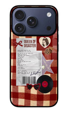 Queen of Disaster iPhone 17 Pro Glass Case