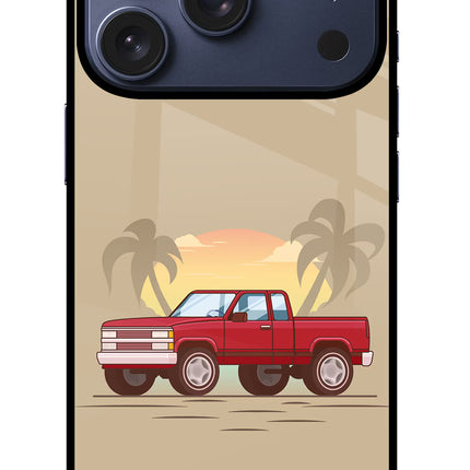 Desert Classic Drive iPhone 17 Pro Glass Case