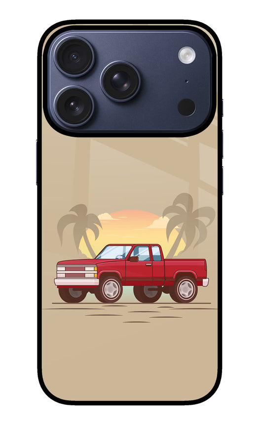 Desert Classic Drive iPhone 17 Pro Glass Case