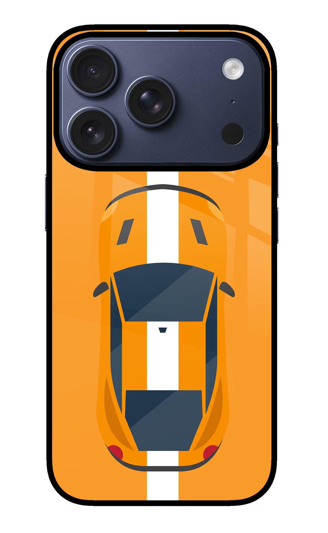 Highway Pursuit iPhone 17 Pro Glass Case Back Cover by Casekaro