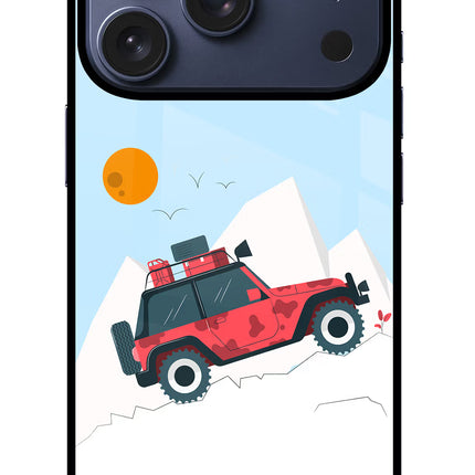 Mountain Trail Beast iPhone 17 Pro Glass Case