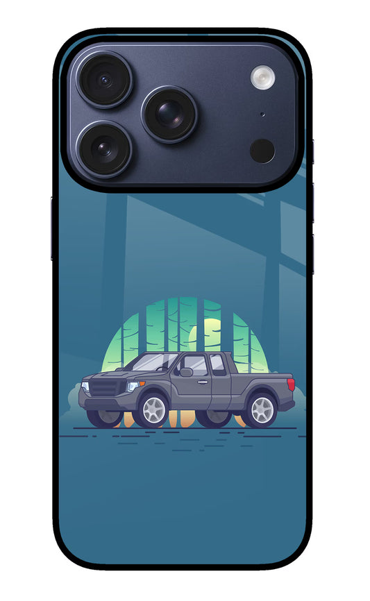 Retro Garage Vibe iPhone 17 Pro Glass Case