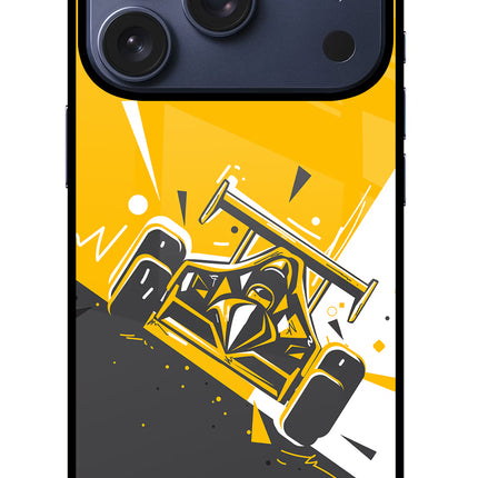 Track King iPhone 17 Pro Glass Case
