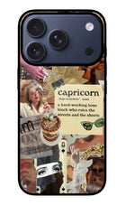 Capricorn Zodiac iPhone 17 Pro Glass Case