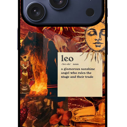 Leo Zodiac iPhone 17 Pro Glass Case