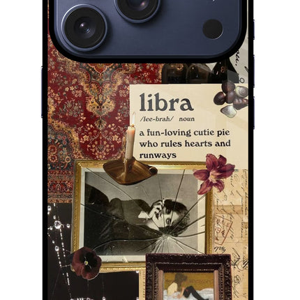 Libra Zodiac iPhone 17 Pro Glass Case
