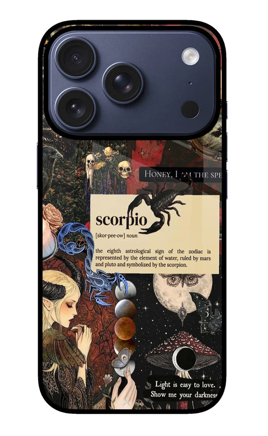 Scorpio Zodiac iPhone 17 Pro Glass Case