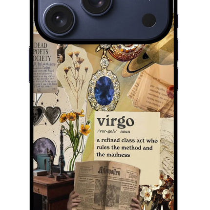 Virgo Zodiac iPhone 17 Pro Glass Case