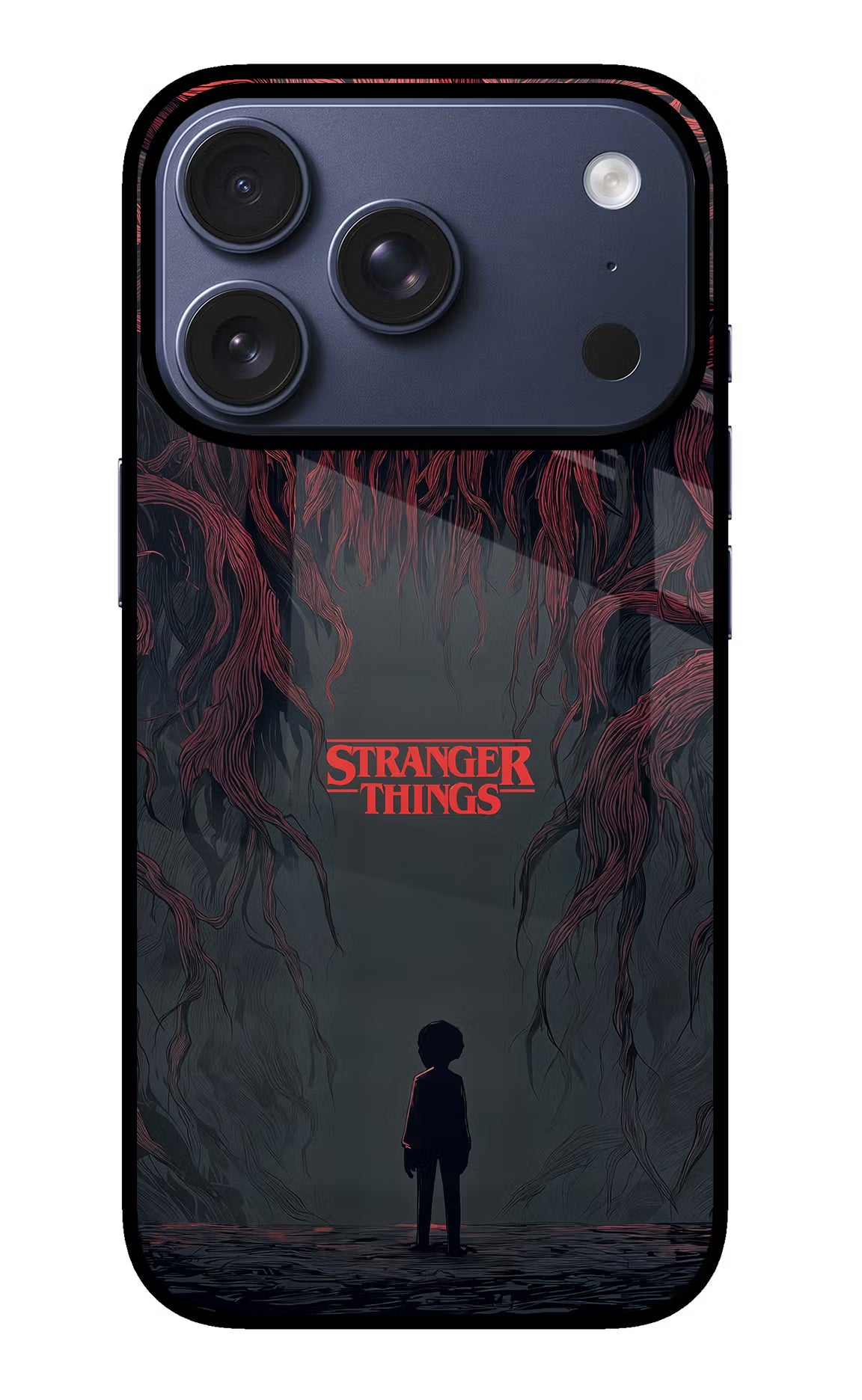 Ordinary Things Dark Side iPhone 17 Pro Glass Case Back Cover by Casekaro