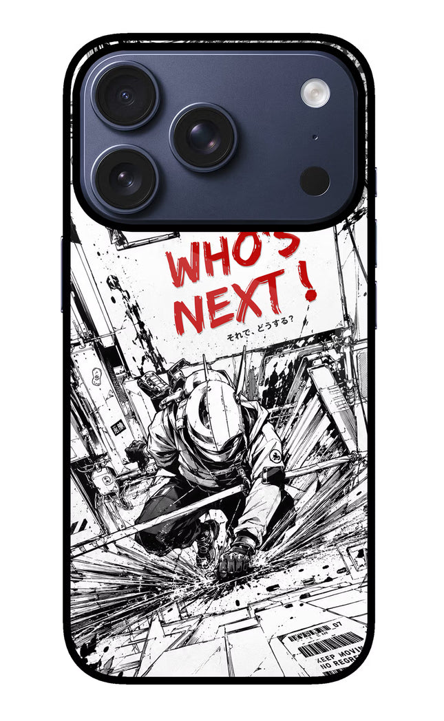 Who's Next iPhone 17 Pro Glass Case