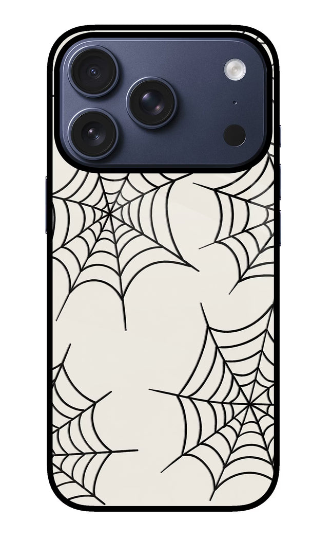 Spider Web iPhone 17 Pro Glass Case