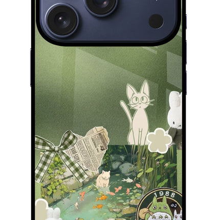 Aesthetic anime iPhone 17 Pro Glass Case