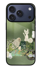 Aesthetic anime iPhone 17 Pro Glass Case