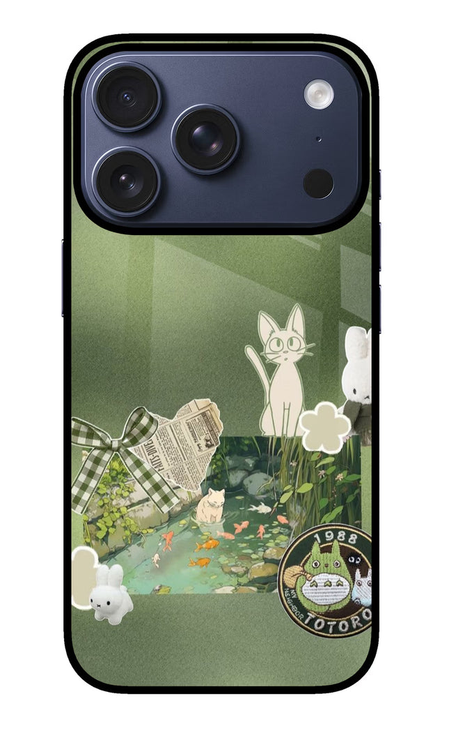 Aesthetic anime iPhone 17 Pro Glass Case
