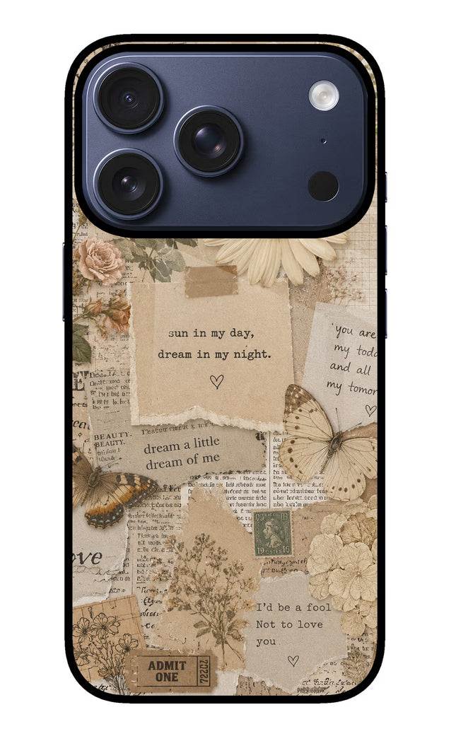 Vintage case iPhone 17 Pro Glass Case