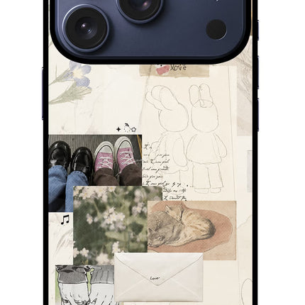 Soft Aesthetic iPhone 17 Pro Glass Case