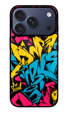 Graffiti Vibe iPhone 17 Pro Glass Case