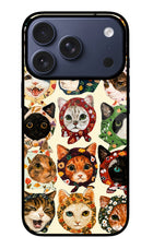 Cool Cat iPhone 17 Pro Glass Case