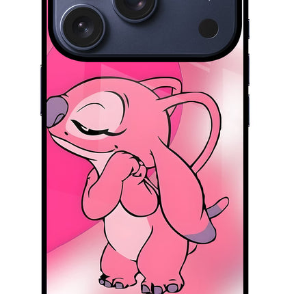 Angel Hug iPhone 17 Pro Glass Case Back Cover by Casekaro