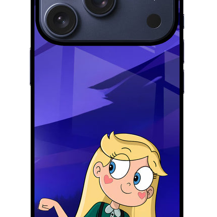 Star Glow iPhone 17 Pro Glass Case Back Cover by Casekaro