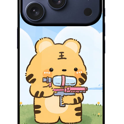 Tiger Treat iPhone 17 Pro Glass Case