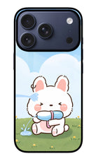 Bunny Treat iPhone 17 Pro Glass Case
