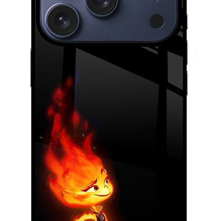 Ember Flame iPhone 17 Pro Glass Case