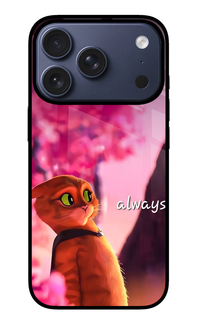 Always Cat iPhone 17 Pro Glass Case