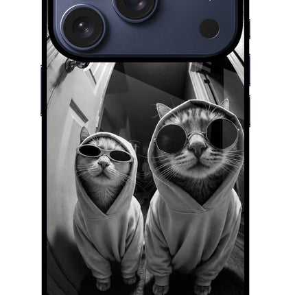 Hood Cats iPhone 17 Pro Glass Case
