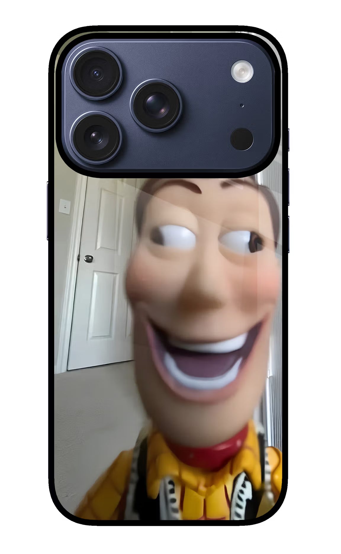 Side Eye Woody iPhone 17 Pro Glass Case