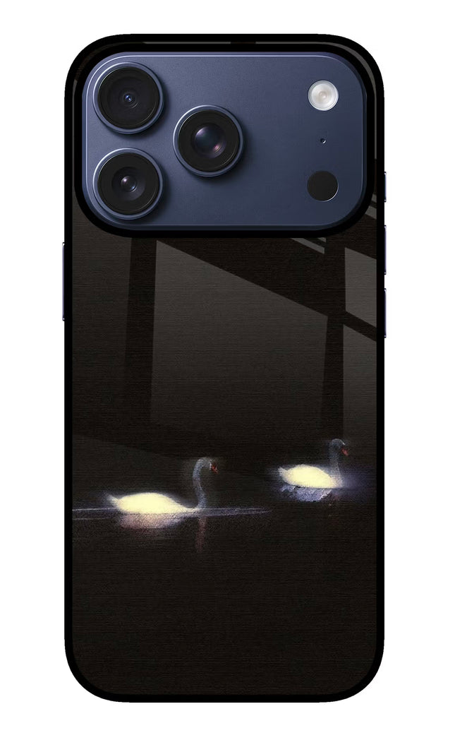 Silent Swans iPhone 17 Pro Glass Case