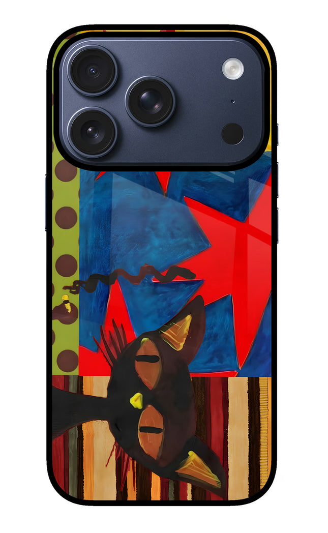 Pop Cat iPhone 17 Pro Glass Case