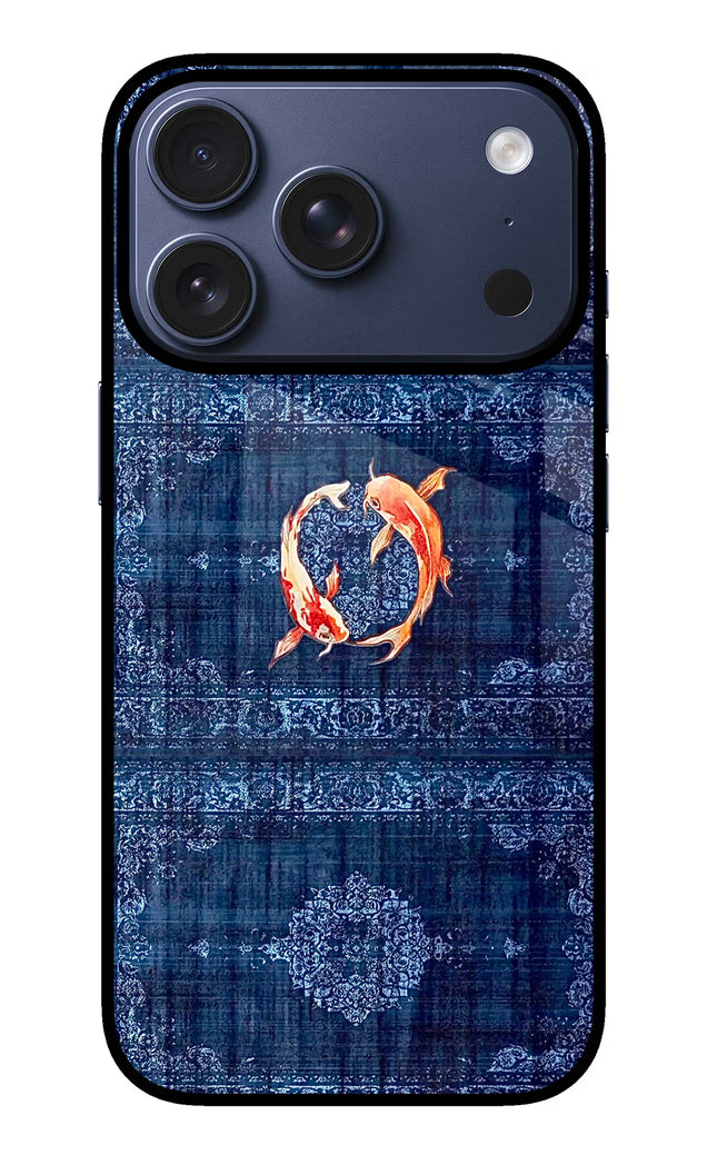 Koi Blue iPhone 17 Pro Glass Case